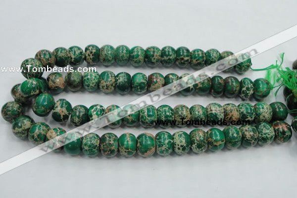 CSE61 15.5 inches 12*16mm rondelle dyed natural sea sediment jasper beads