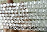 CSE630 15 inches 6mm round selenite beads wholesale