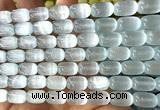 CSE658 15 inches 8*12mm drum selenite beads wholesale