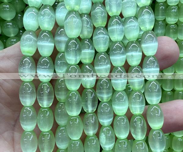CSE685 15 inches 8*12mm rice selenite beads wholesale