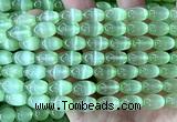 CSE685 15 inches 8*12mm rice selenite beads wholesale