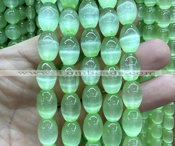CSE686 15 inches 10*14mm rice selenite beads wholesale