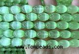 CSE686 15 inches 10*14mm rice selenite beads wholesale