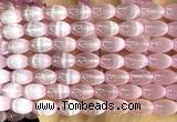 CSE705 15 inches 8*12mm rice selenite beads wholesale