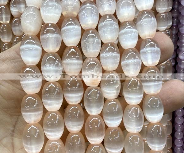 CSE726 15 inches 10*14mm rice selenite beads wholesale
