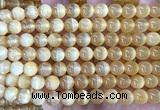 CSE732 15 inches 10mm round selenite beads wholesale