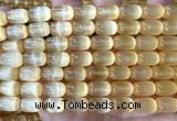 CSE738 15 inches 8*12mm drum selenite beads wholesale