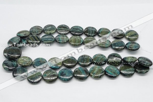 CSG17 15.5 inches 20mm flat round long spar gemstone beads wholesale