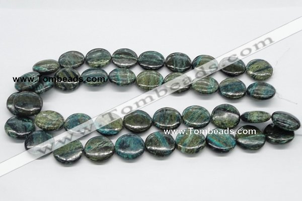 CSG19 15.5 inches 12mm flat round long spar gemstone beads wholesale