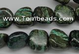 CSG34 15.5 inches 14*14mm freeform long spar gemstone beads