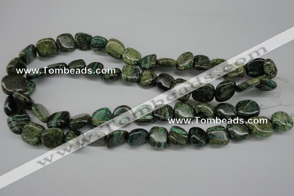 CSG34 15.5 inches 14*14mm freeform long spar gemstone beads