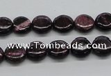 CSG55 15.5 inches 10mm flat round long spar gemstone beads wholesale