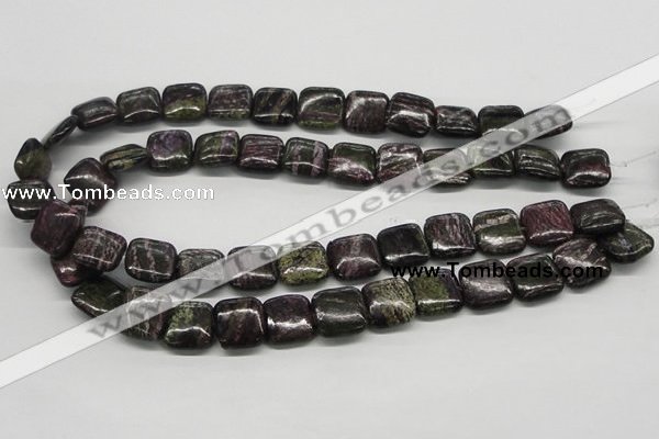 CSG58 15.5 inches 10*10mm square long spar gemstone beads wholesale