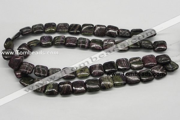 CSG59 15.5 inches 16*16mm square long spar gemstone beads wholesale