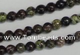 CSG65 15.5 inches 4mm round long spar gemstone beads wholesale