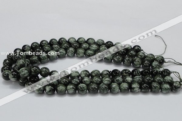 CSH03 15.5 inches 10mm round natural seraphinite gemstone beads