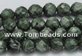 CSH07 15.5 inches 10mm faceted round natural seraphinite beads