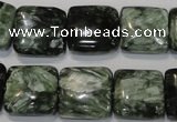 CSH104 15.5 inches 16*16mm square natural seraphinite gemstone beads