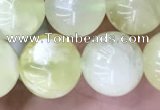 CSJ313 15.5 inches 8mm round serpentine new jade beads