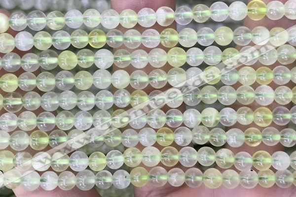 CSJ318 15.5 inches 4mm round serpentine new jade beads