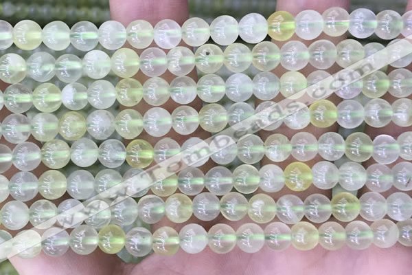 CSJ319 15.5 inches 6mm round serpentine new jade beads