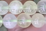 CSJ320 15.5 inches 8mm round serpentine new jade beads