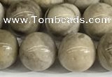 CSL153 15.5 inches 10mm round 

sliver leaf jasper beads wholesale