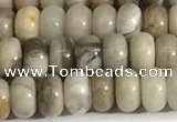 CSL162 15.5 inches 3*4.8mm 

rondelle sliver leaf jasper beads wholesale