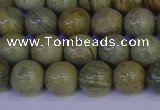 CSL202 15.5 inches 8mm round silver leaf jasper beads wholesale