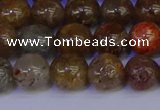 CSL223 15.5 inches 10mm round gold leaf jasper beads wholesale