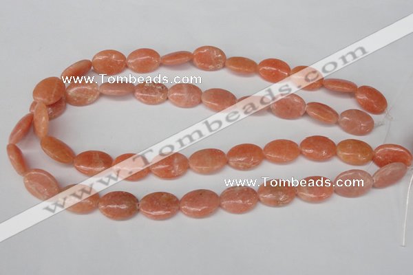 CSM35 15.5 inches 13*18mm oval salmon stone beads wholesale