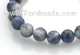 CSO01 16 inches 8mm round sodalite gemstone beads wholesale