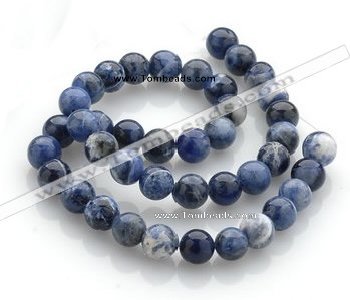 CSO02 15 inches 10mm round sodalite gemstone beads wholesale