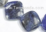 CSO04 15.5 inches 10mm rhombus A grade sodalite beads wholesale