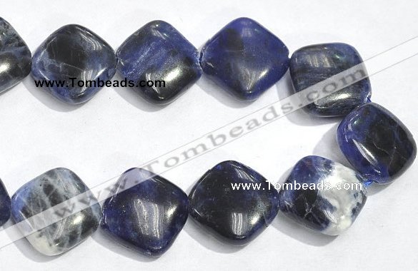 CSO04 15.5 inches 10mm rhombus A grade sodalite beads wholesale