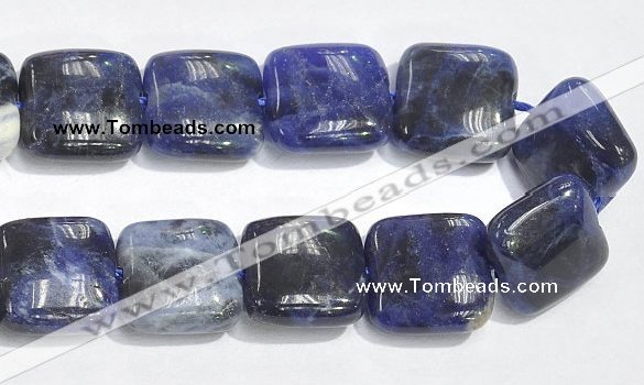 CSO06 15.5 inches 8mm square A grade sodalite beads wholesale