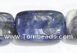 CSO07 A grade 15.5 inches 8*12mm rectangle sodalite beads