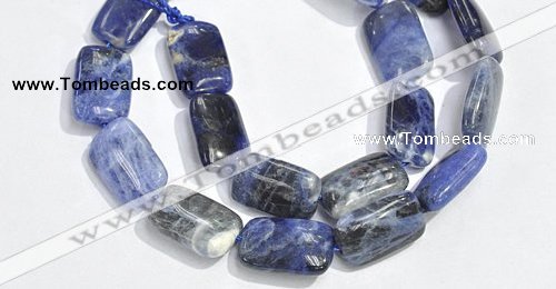 CSO07 A grade 15.5 inches 8*12mm rectangle sodalite beads