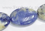 CSO11 15.5 inches 13*18mm oval A grade sodalite beads wholesale