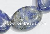 CSO12 15.5 inches 18*25mm oval A grade sodalite beads wholesale