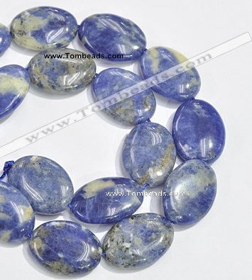 CSO12 15.5 inches 18*25mm oval A grade sodalite beads wholesale