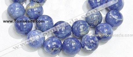 CSO14 15.5 inches 4mm round AB grade sodalite gemstone beads