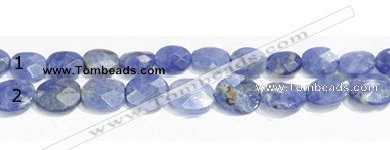 CSO24 6*8mm & 8*10mm A grade faceted oval sodalite beads