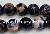 CSO264 15.5 inche 12mm round red sodalite gemstone beads wholesale