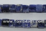 CSO351 15.5 inches 8*8mm cube natural sodalite gemstone beads