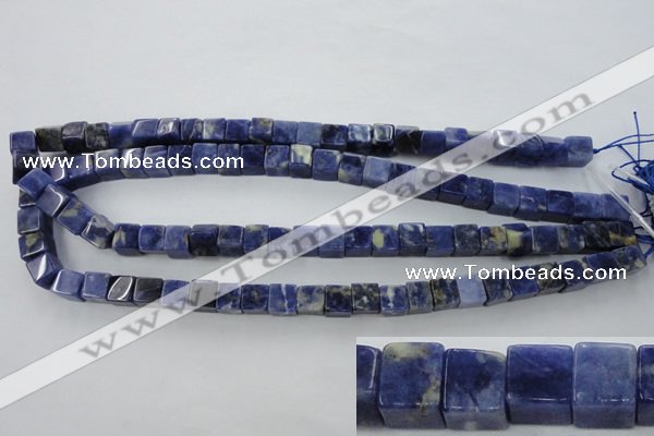 CSO351 15.5 inches 8*8mm cube natural sodalite gemstone beads