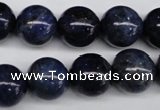 CSO405 15.5 inches 14mm round dyed sodalite gemstone beads