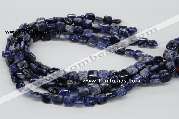 CSO43 15.5 inches 12*12mm square sodalite gemstone beads wholesale