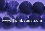 CSO457 15.5 inches 12mm round matte sodalite gemstone beads