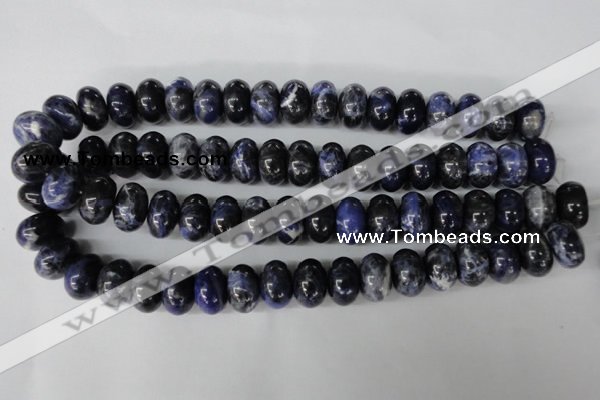 CSO53 15.5 inches 12*18mm rondelle sodalite gemstone beads